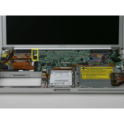 Замена левого вентилятора PowerBook G4 15 